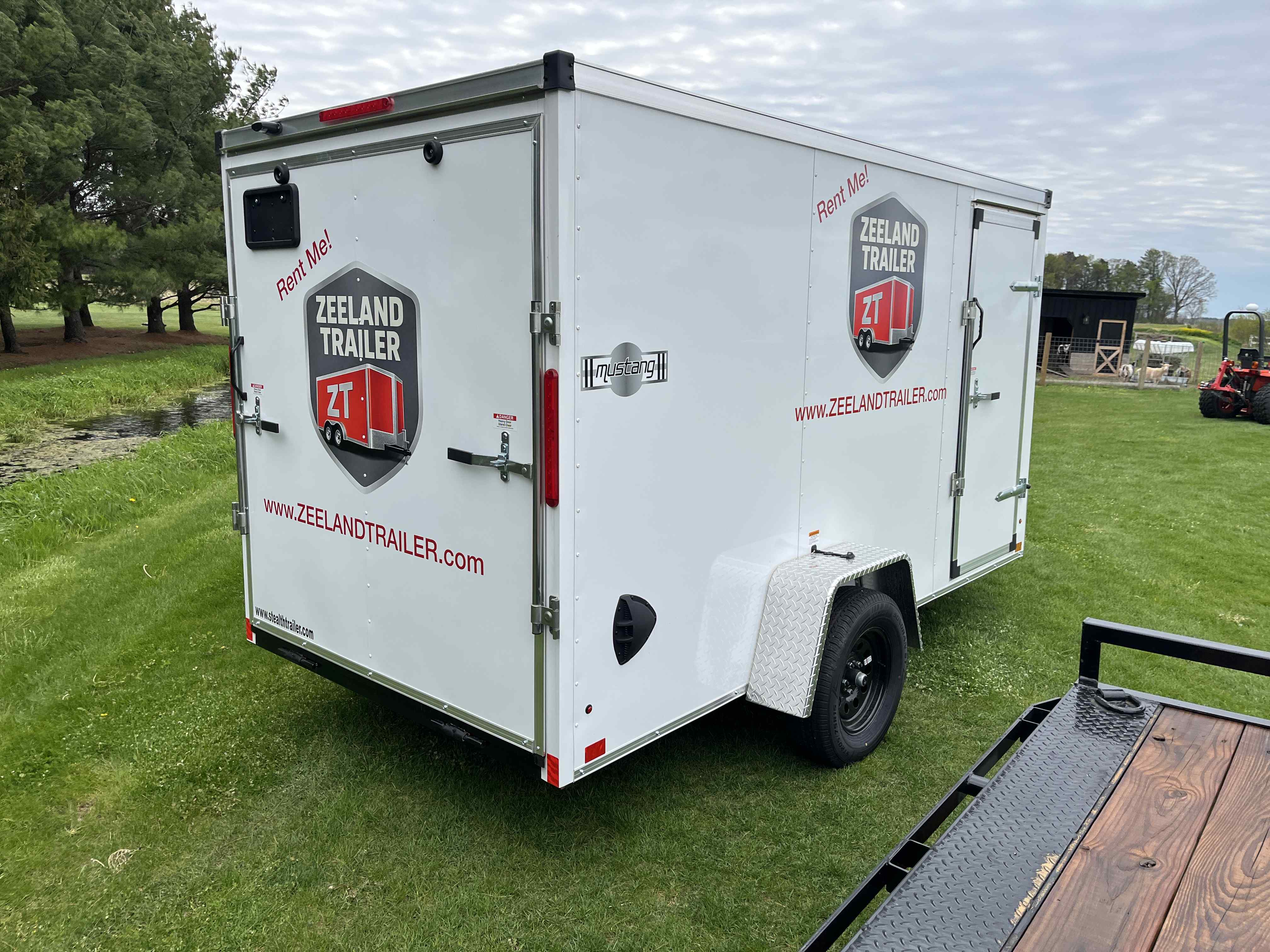 Enclosed cargo trailer for rent in Zeeland, Michigan